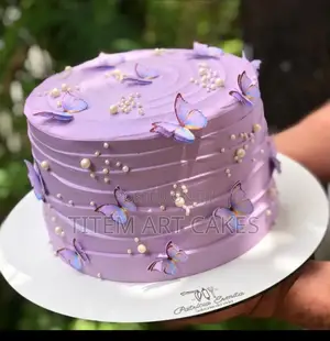Photo - Birthday Cake Purple