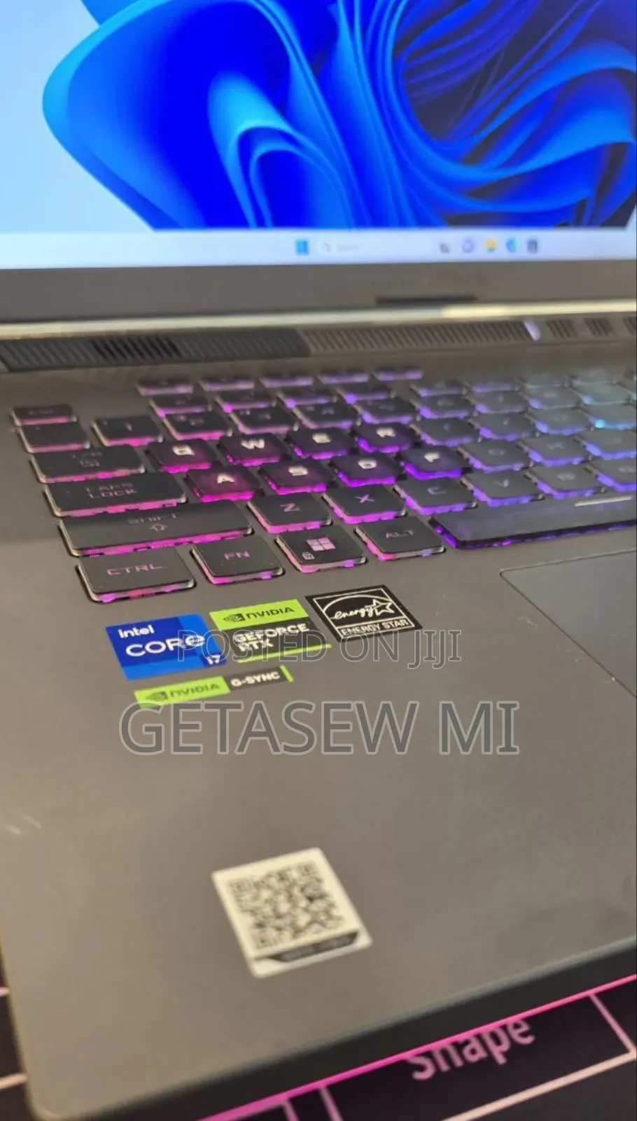 New Laptop Asus ROG Strix G16 G614 16GB Intel Core I7 SSD 1T