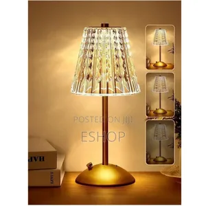 Photo - **Glamorous Crystal Nightstand Light – 3 Color Options**