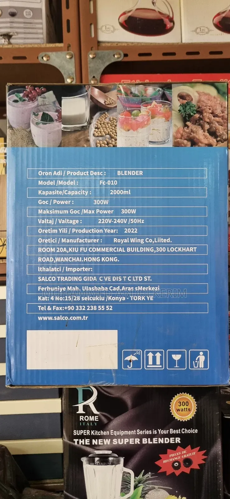 Fcocoyu Food Blender