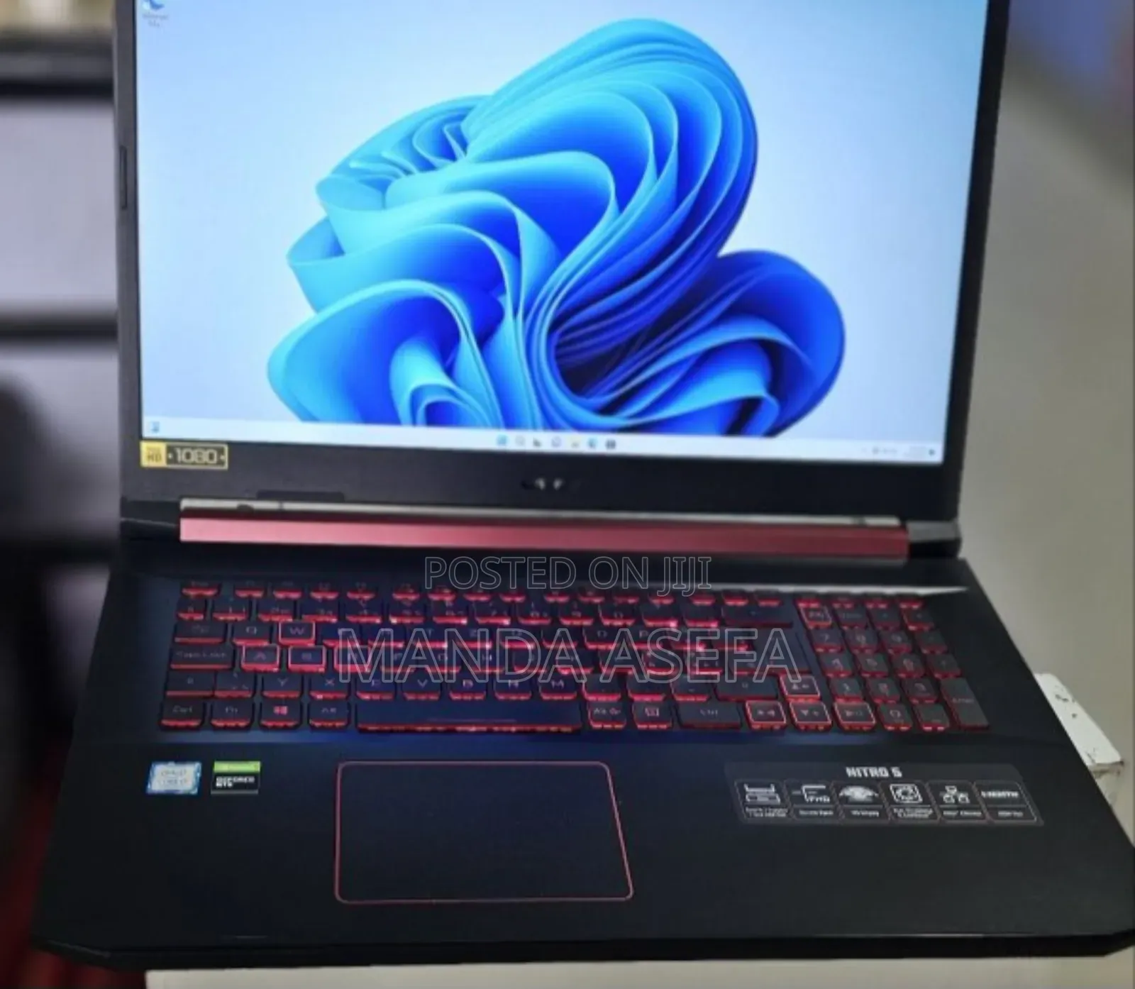 New Laptop Acer Nitro 5 16GB Intel Core I7 SSD 512GB