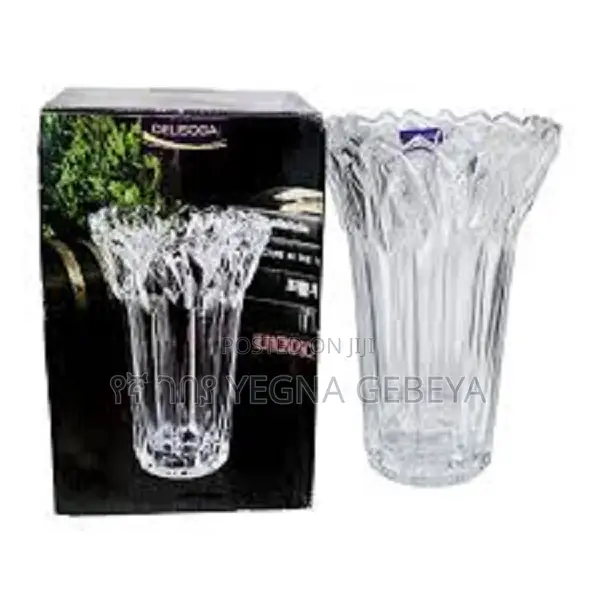 Crystal Large Flower Vase