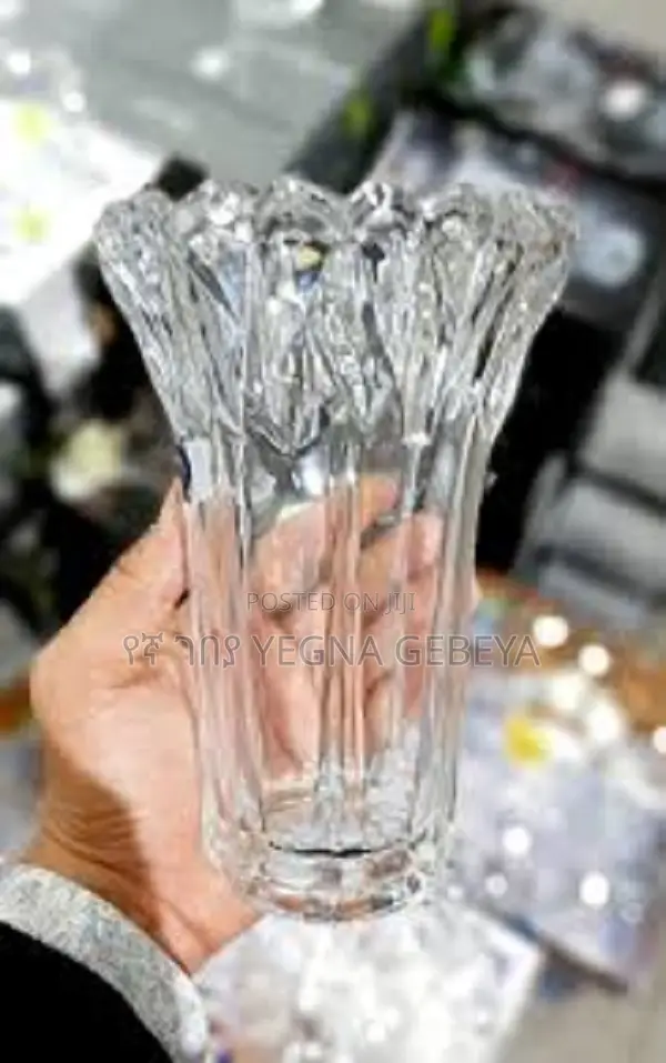 Crystal Large Flower Vase
