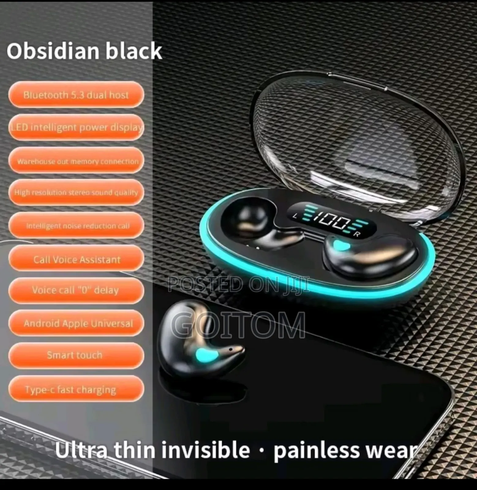 Mini Invisible Original Sleeping Sport and Meeting Hidden Earphone