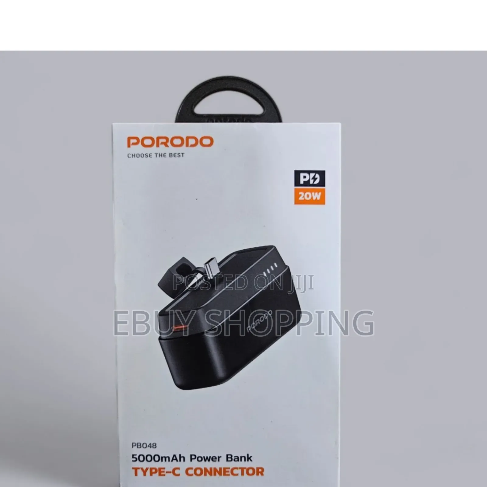 **5000mah Porodo Power Bank – Charge Anywhere, Anytime*