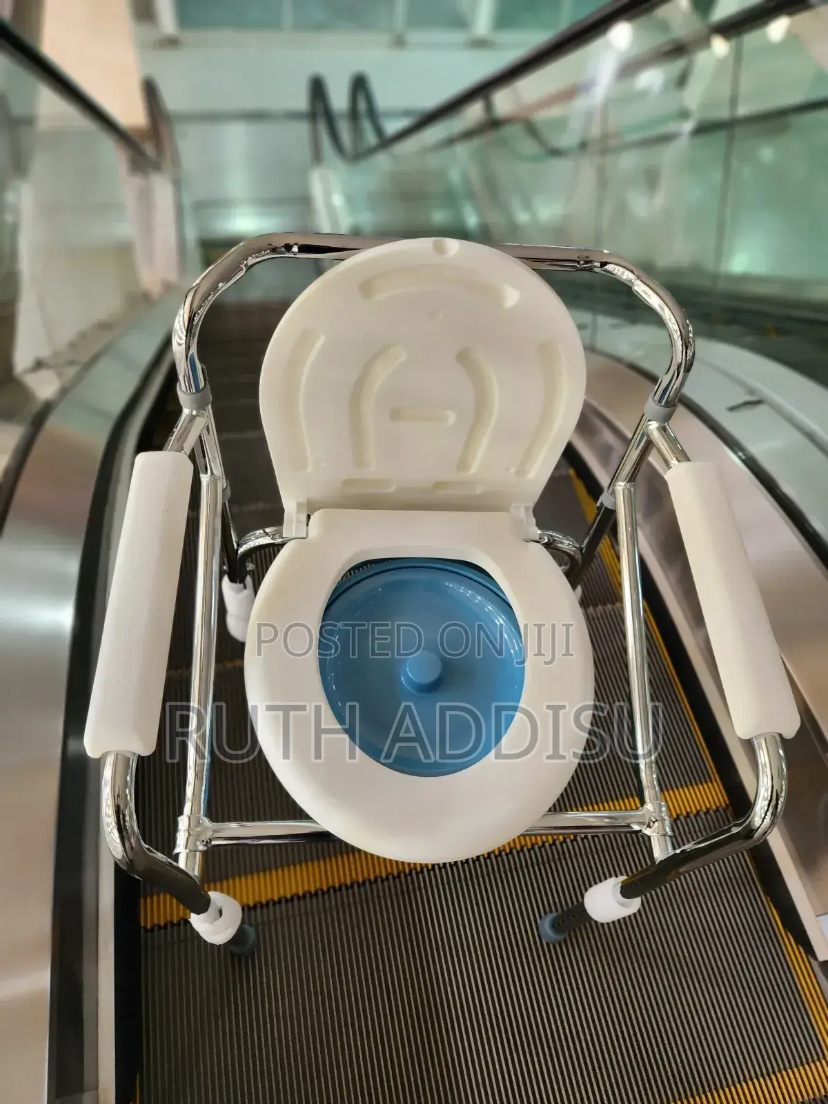 Toilet Chair for Disabled and Elderly – Foldable Light