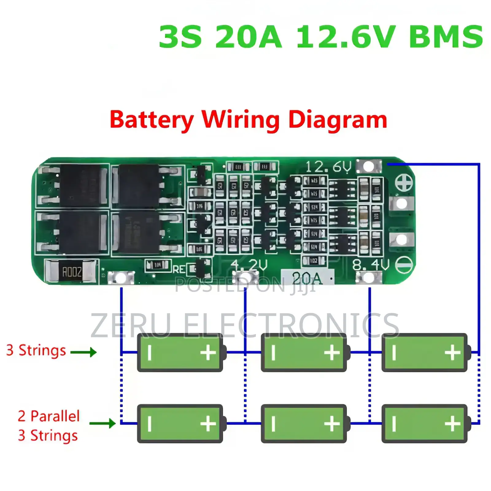 3s BMS Battery Protection