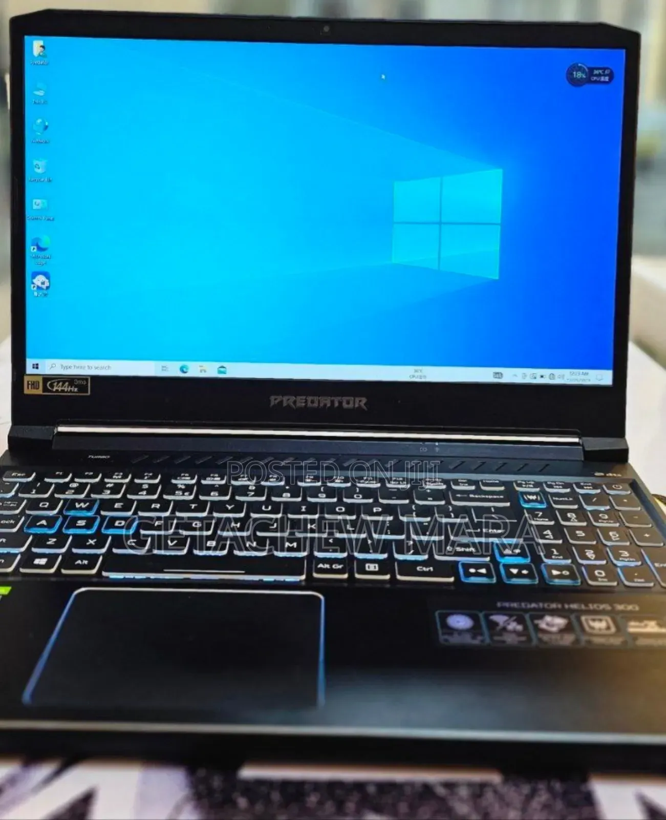 New Laptop Acer Predator Helios 300 16GB Intel Core I7 SSD 1T