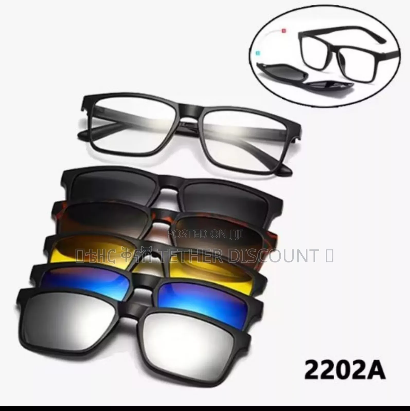 -magentic Sunglasses Clip Optical