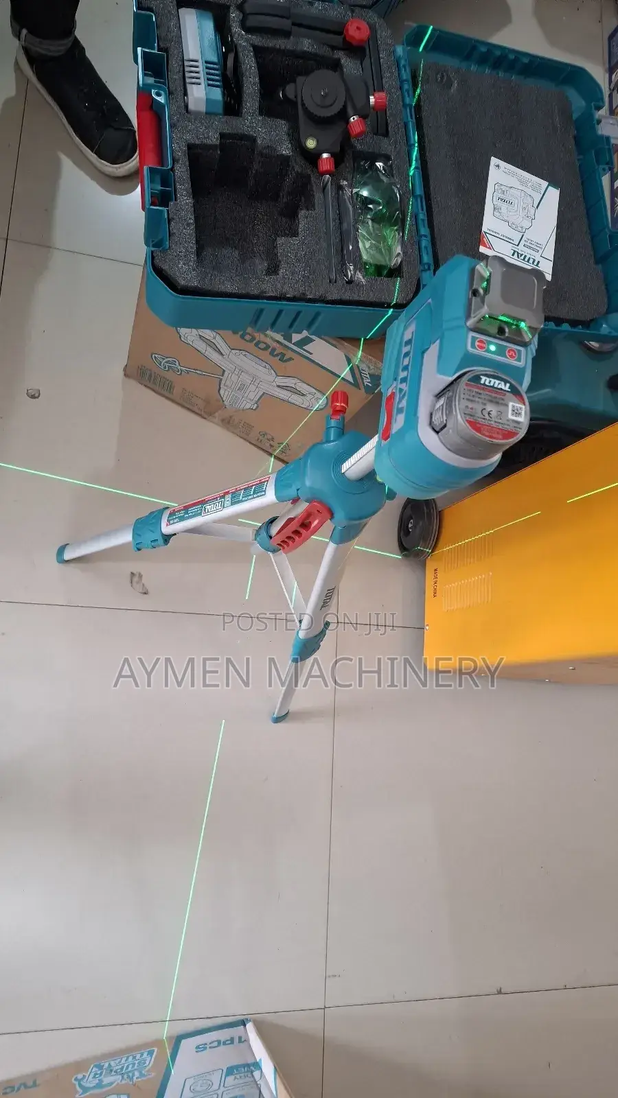 ቶታል ጨረር ውሀልክ Total 3d Laser Levelling With Tripod