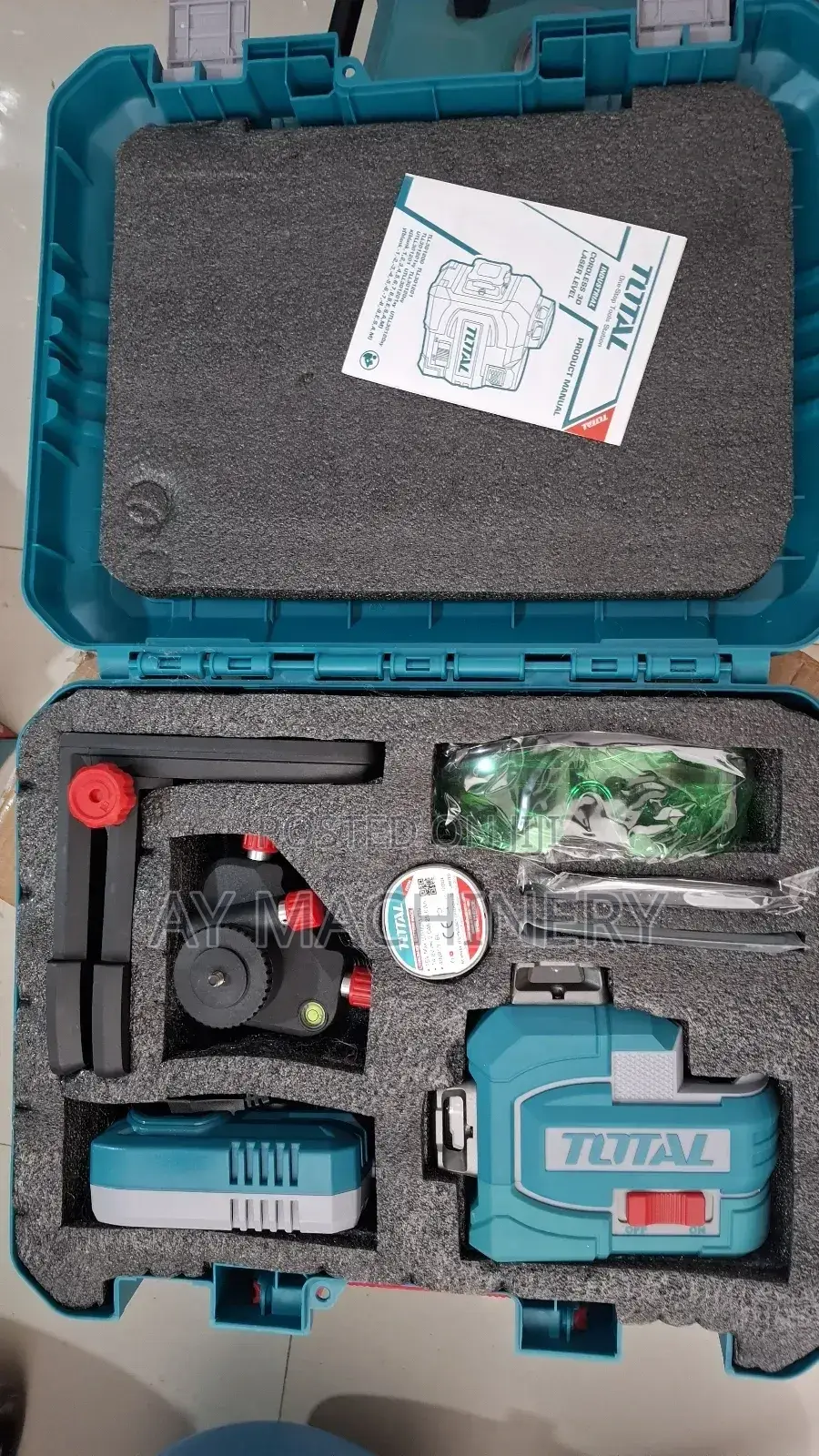 ቶታል ጨረር ውሀልክ Total 3d Laser Levelling With Tripod
