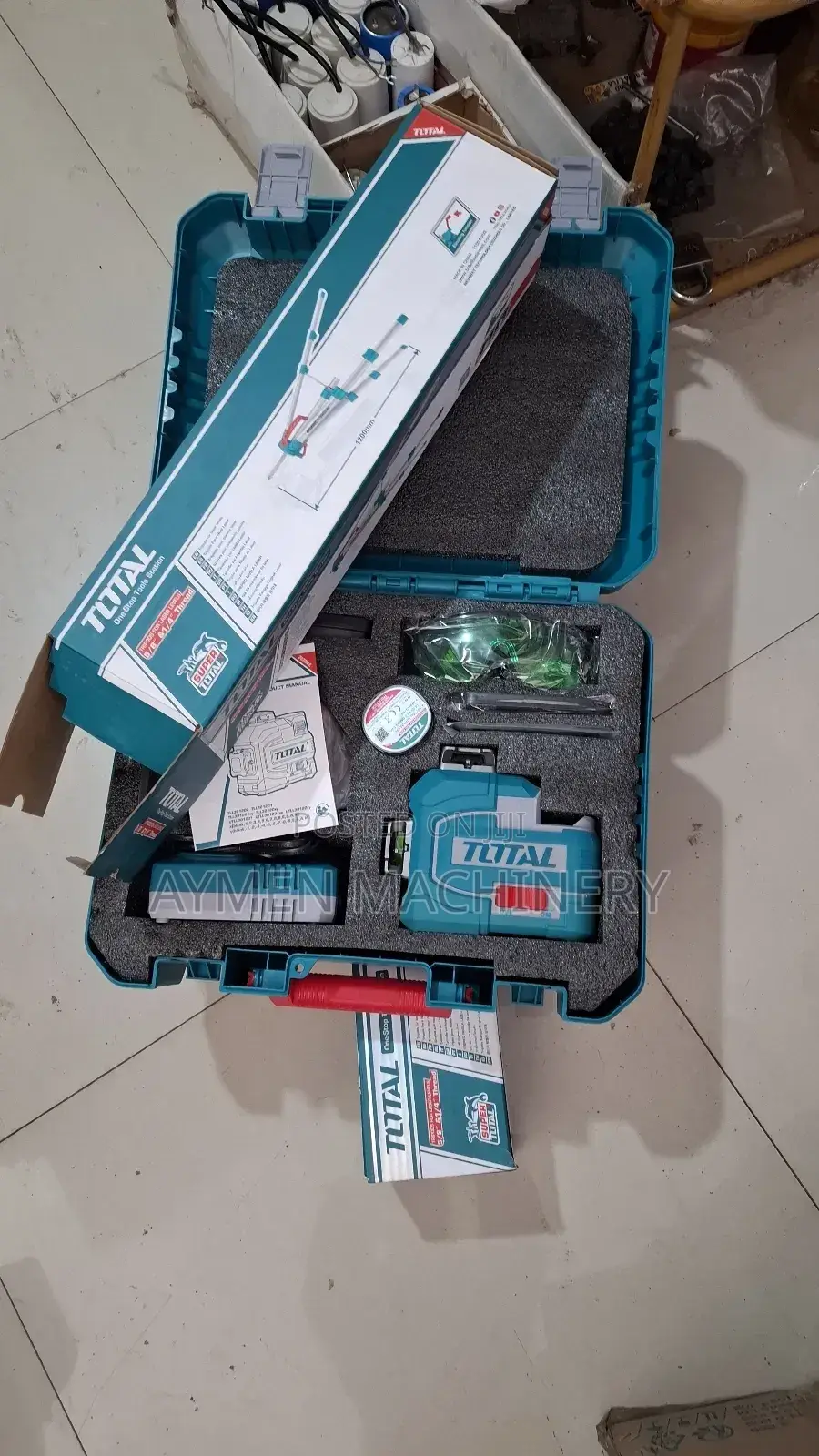 ቶታል ጨረር ውሀልክ Total 3d Laser Levelling With Tripod