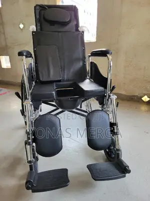 Photo - Toilet Wheelchairصwheelchair(L×W×H):96×68×123cm Folding Size