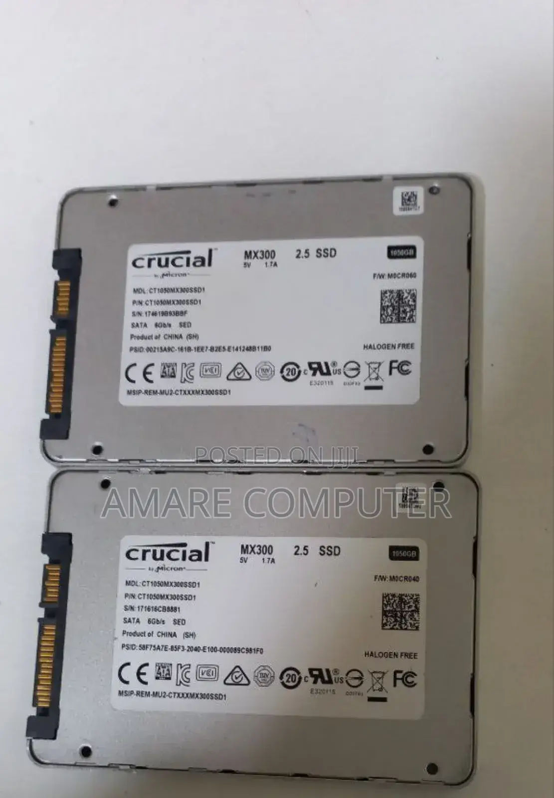 Sata SSD Storage Size=1tb SSD Brand =Cru