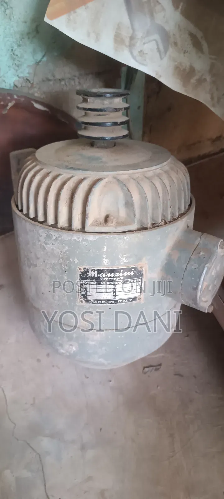 2.6 Hp Manzini Electric Motor –380v, 3 Phase – Made in Italy