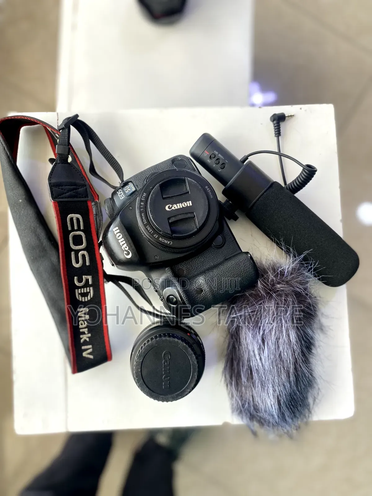 Slightly Used 5d Mark 4 With Two Lens and Shotgun Mic