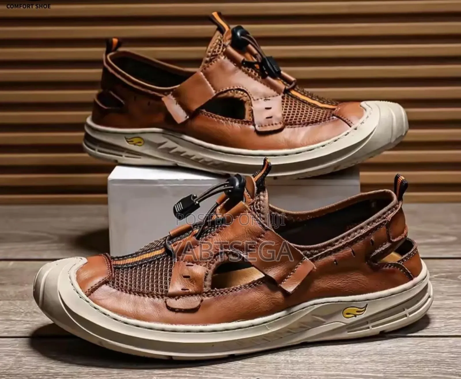 በከፍተኛ ጥራት በልዩ ዲዛየን የተሰራ ክፍት ጫማ