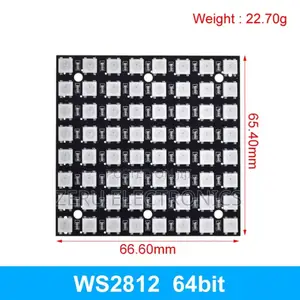 Photo - Ws2812 64-Bit (8x8) Rectangular Led Matrix