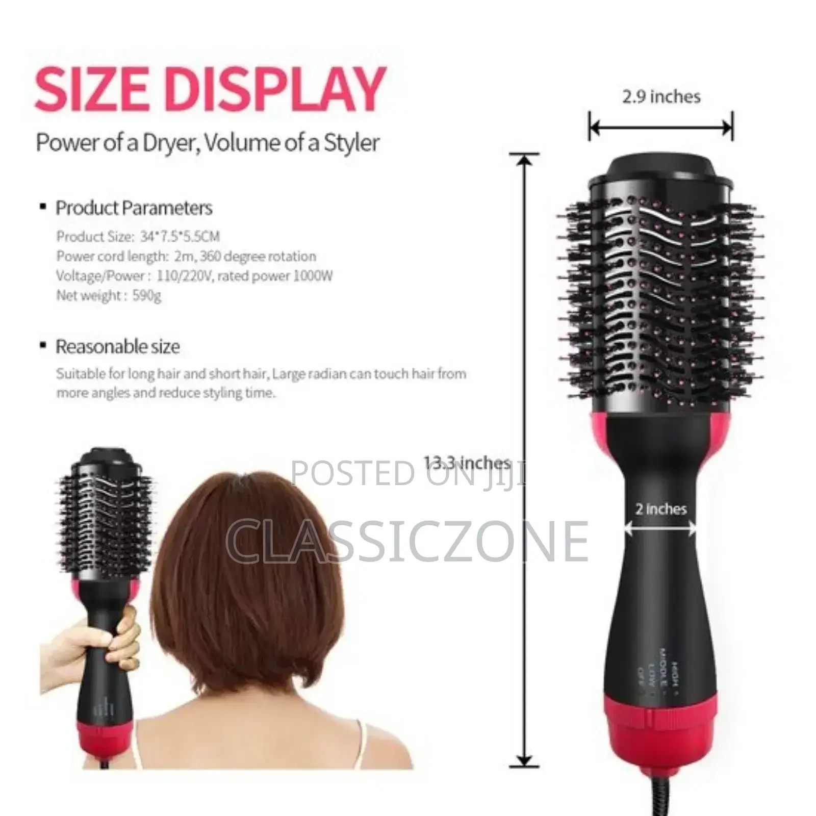 Os Premium Hair Dryer Styler