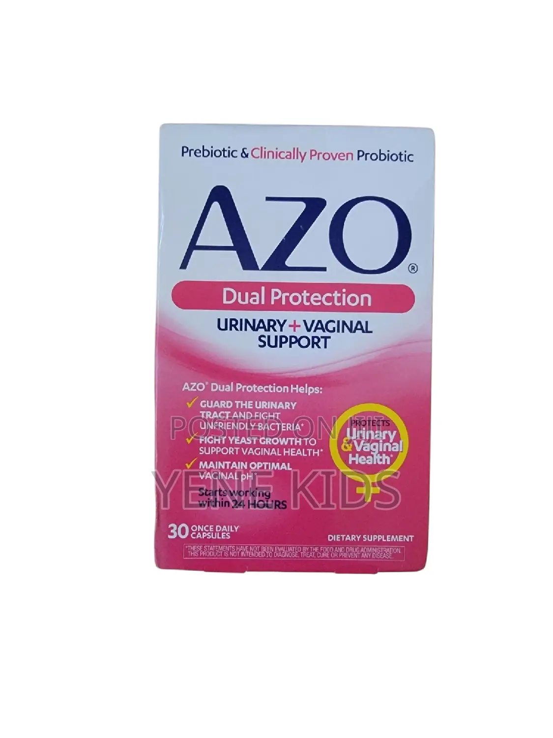 Azo Dual Protection Urinary +Vaginal Support From Usa