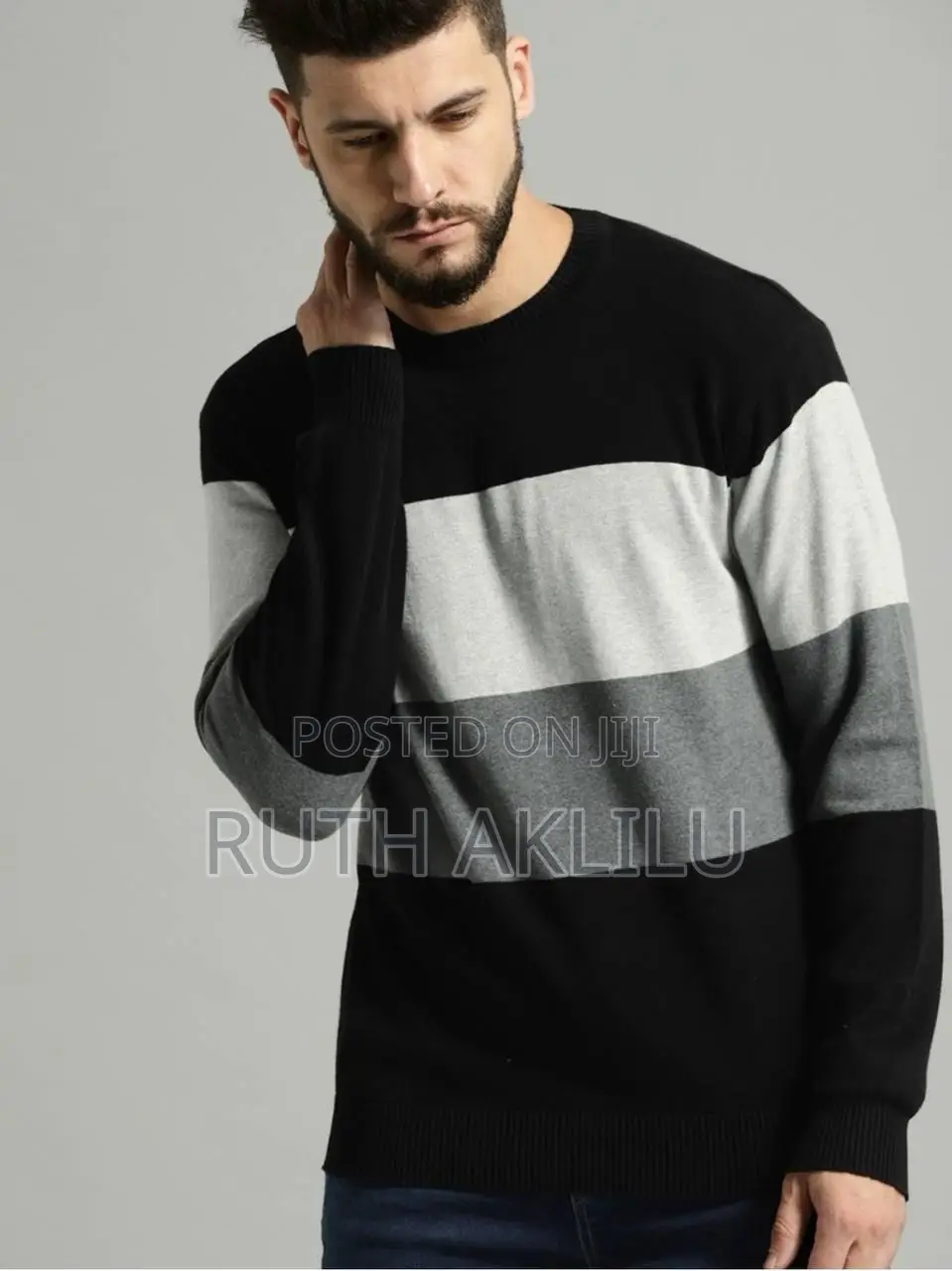 Men's Striped Sweater