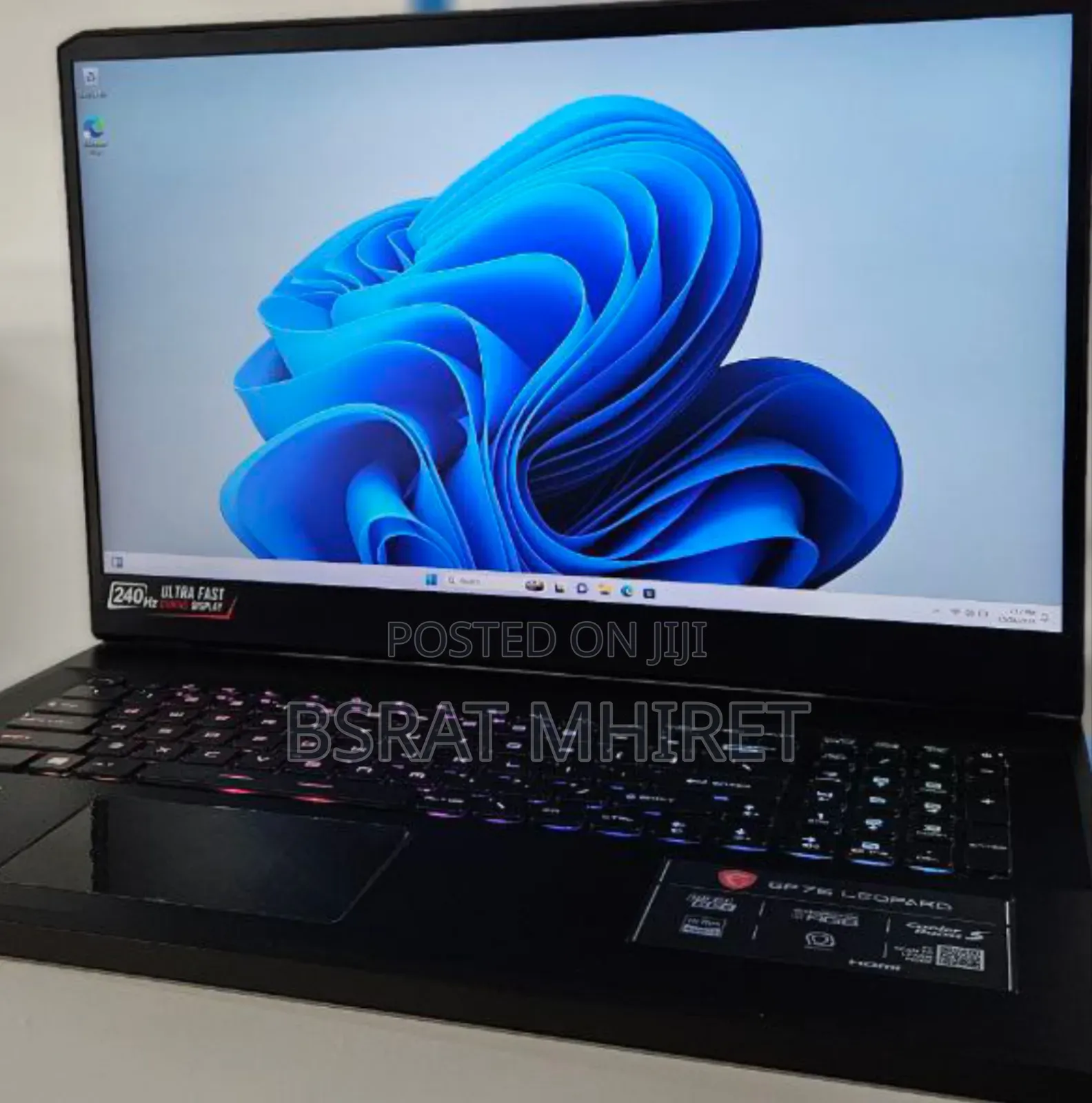 New Laptop MSI GP75 Leopard 32GB Intel Core I7 SSD 1T