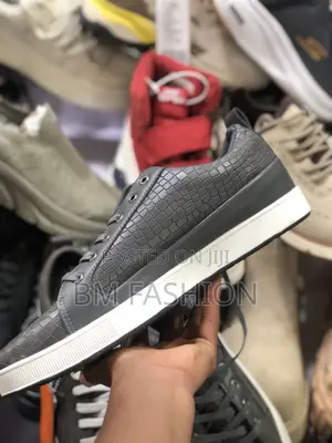 Lacoste Gray Quality Flat Shoes