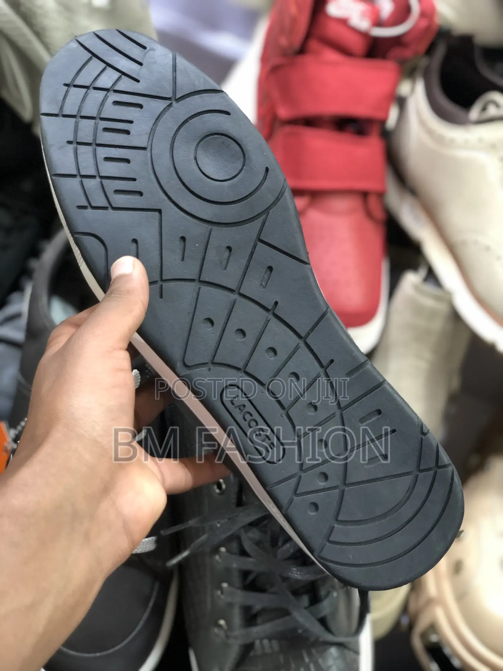 Lacoste Gray Quality Flat Shoes