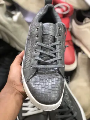 Lacoste Gray Quality Flat Shoes