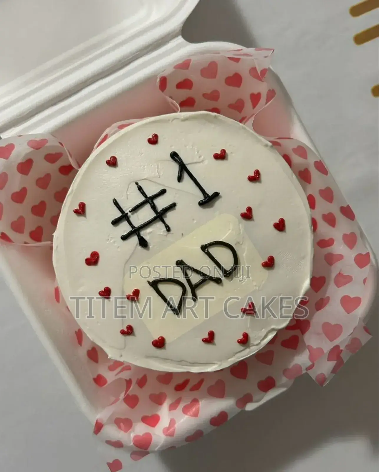 Number One Dad Cake