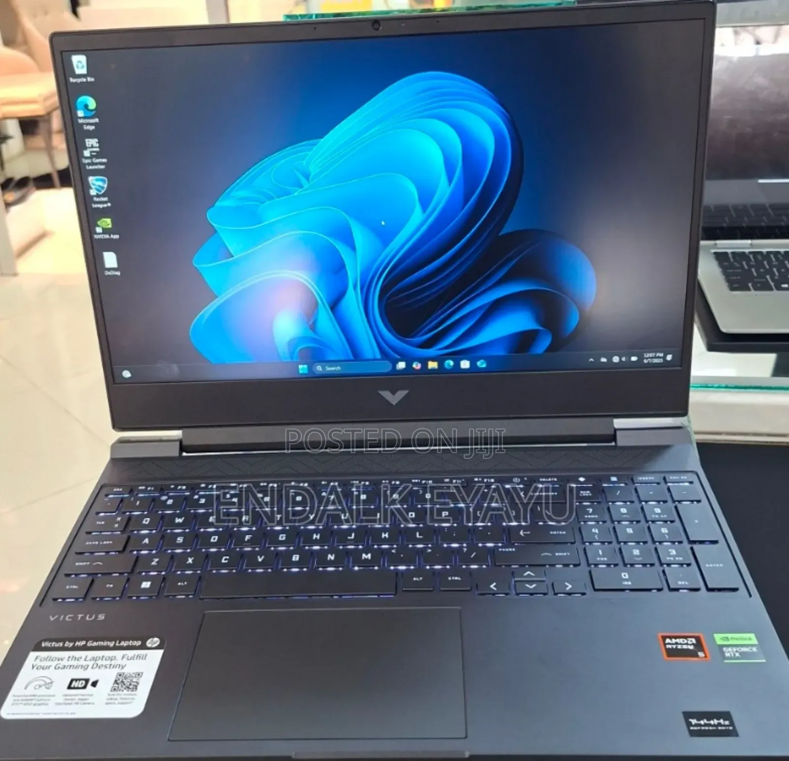 New Laptop HP Victus 15 8GB AMD Ryzen 5 SSD 512GB