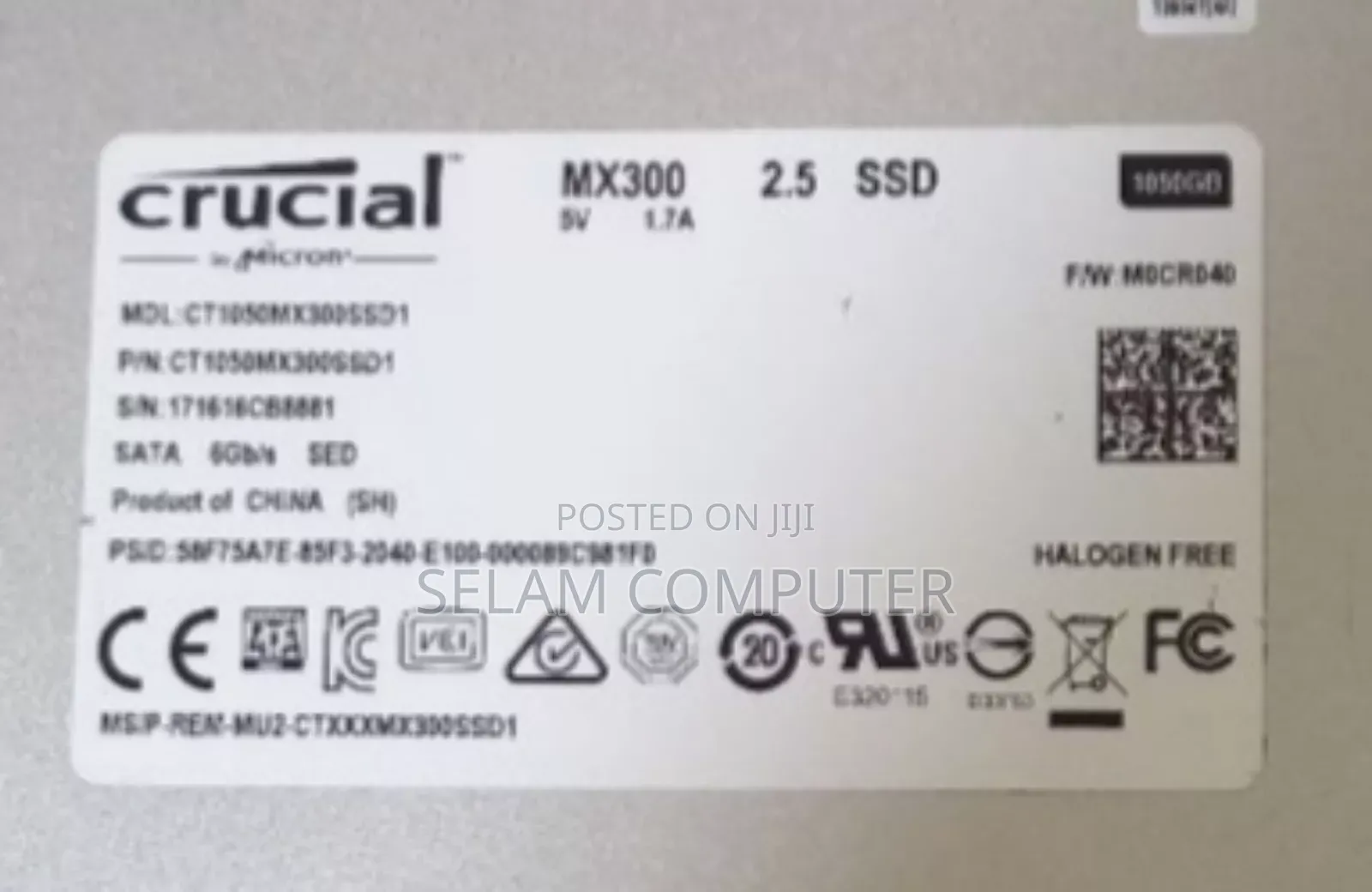 Sata SSD Storage Size=1tb SSD Brand