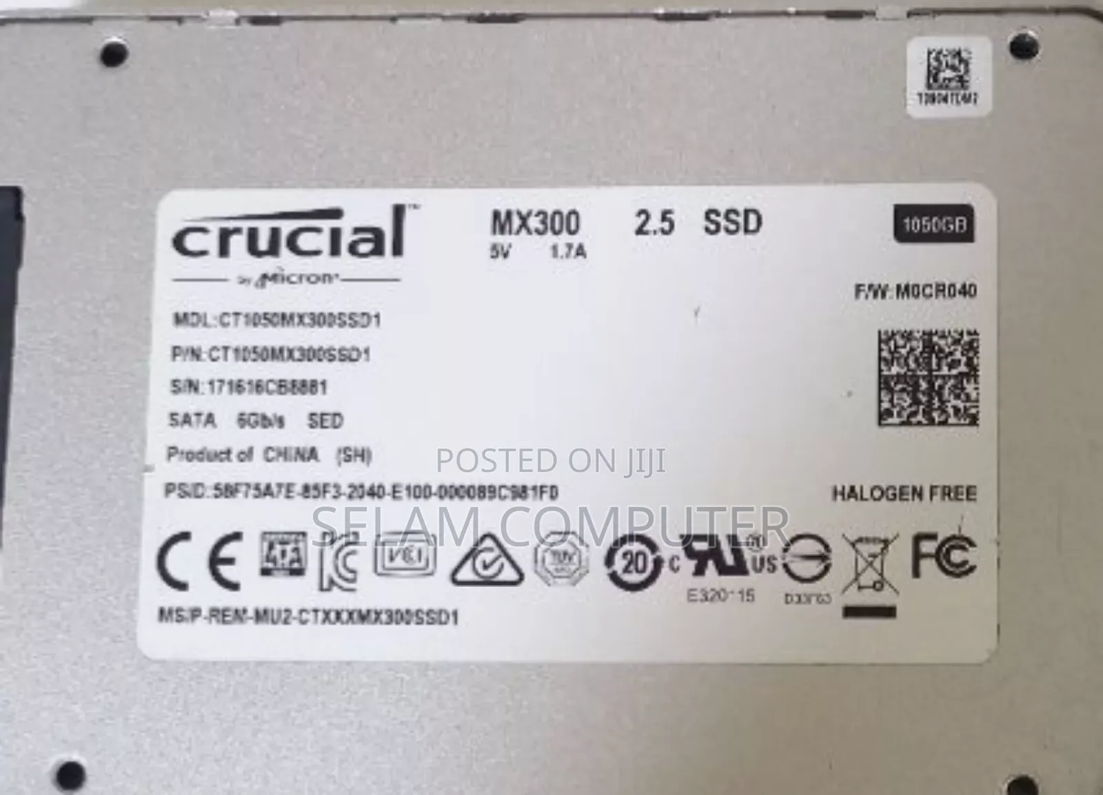 Sata SSD Storage Size=1tb SSD Brand