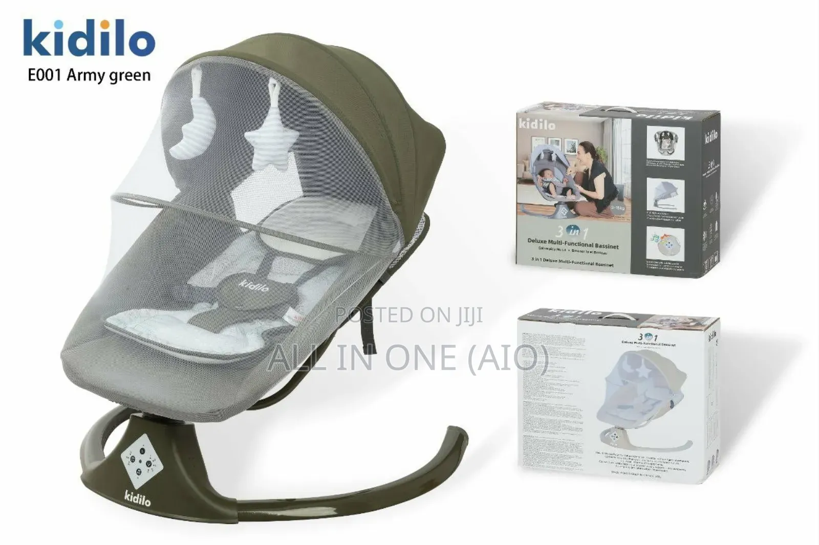 Kidilo Deluxe Multi-Functional Bassinet