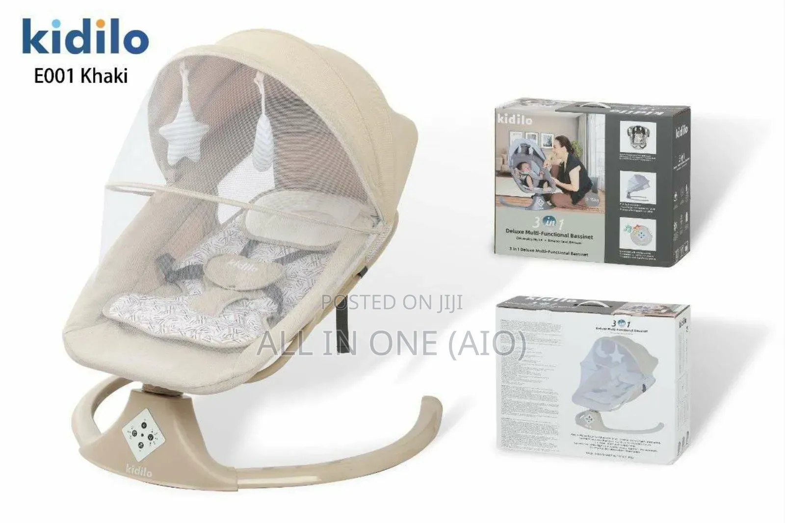 Kidilo Deluxe Multi-Functional Bassinet