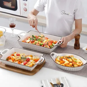 Photo - Just Arrived – Premium 3pc Ceramic Bakeware Casserole Set