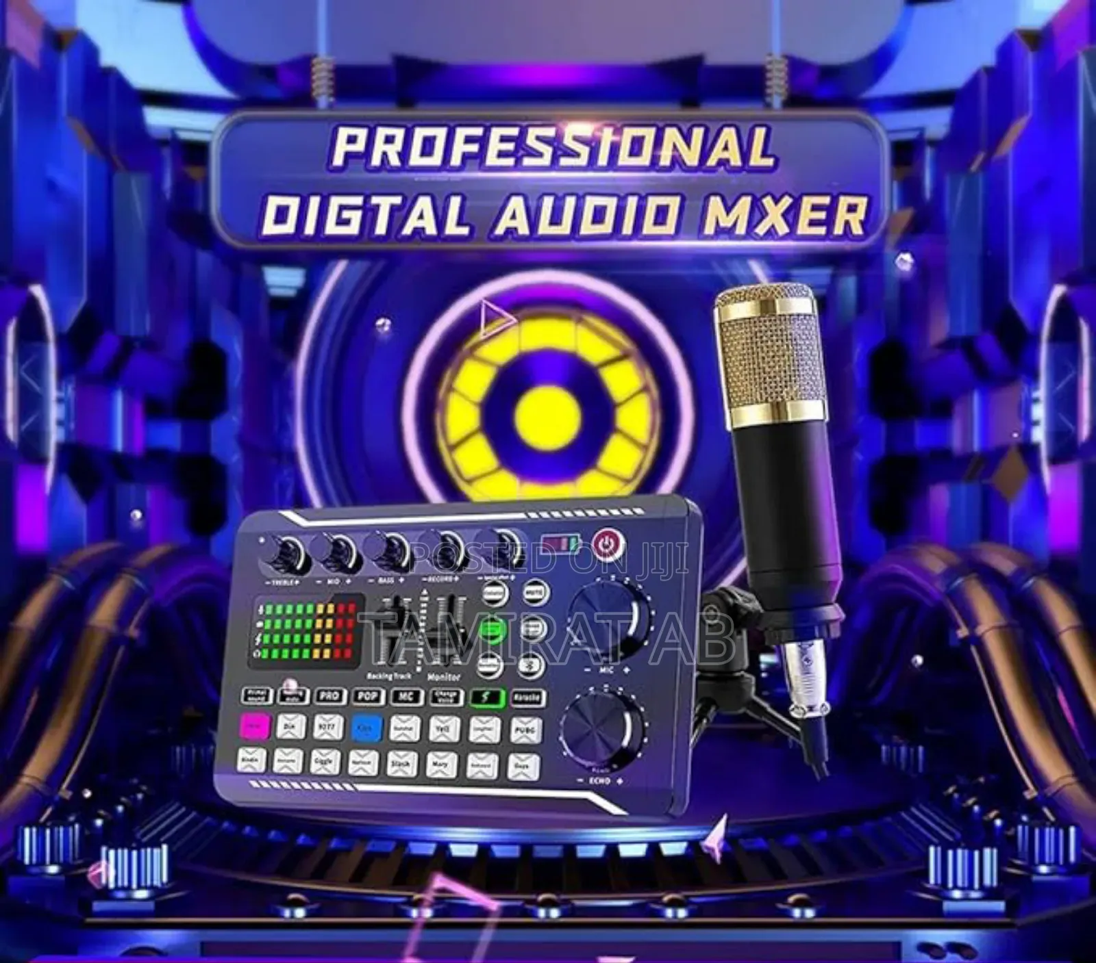 Professional Live Sound Card Condenser Microphone