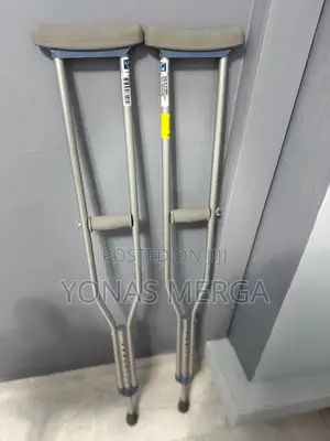 Photo - Underarm Crutches Featuring Foam Pads for Maximum Softness