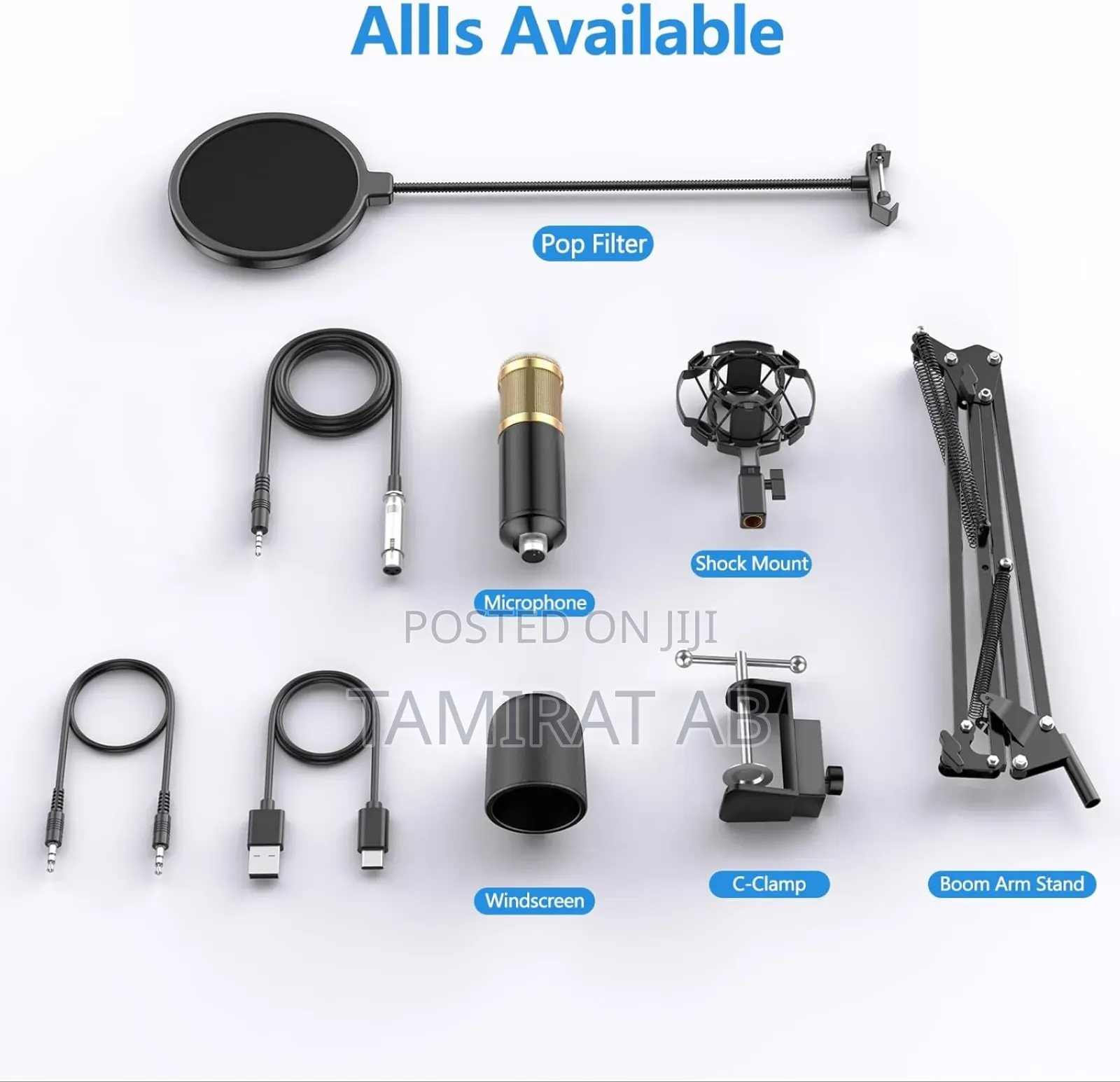 Professional Live Sound Card Condenser Microphone