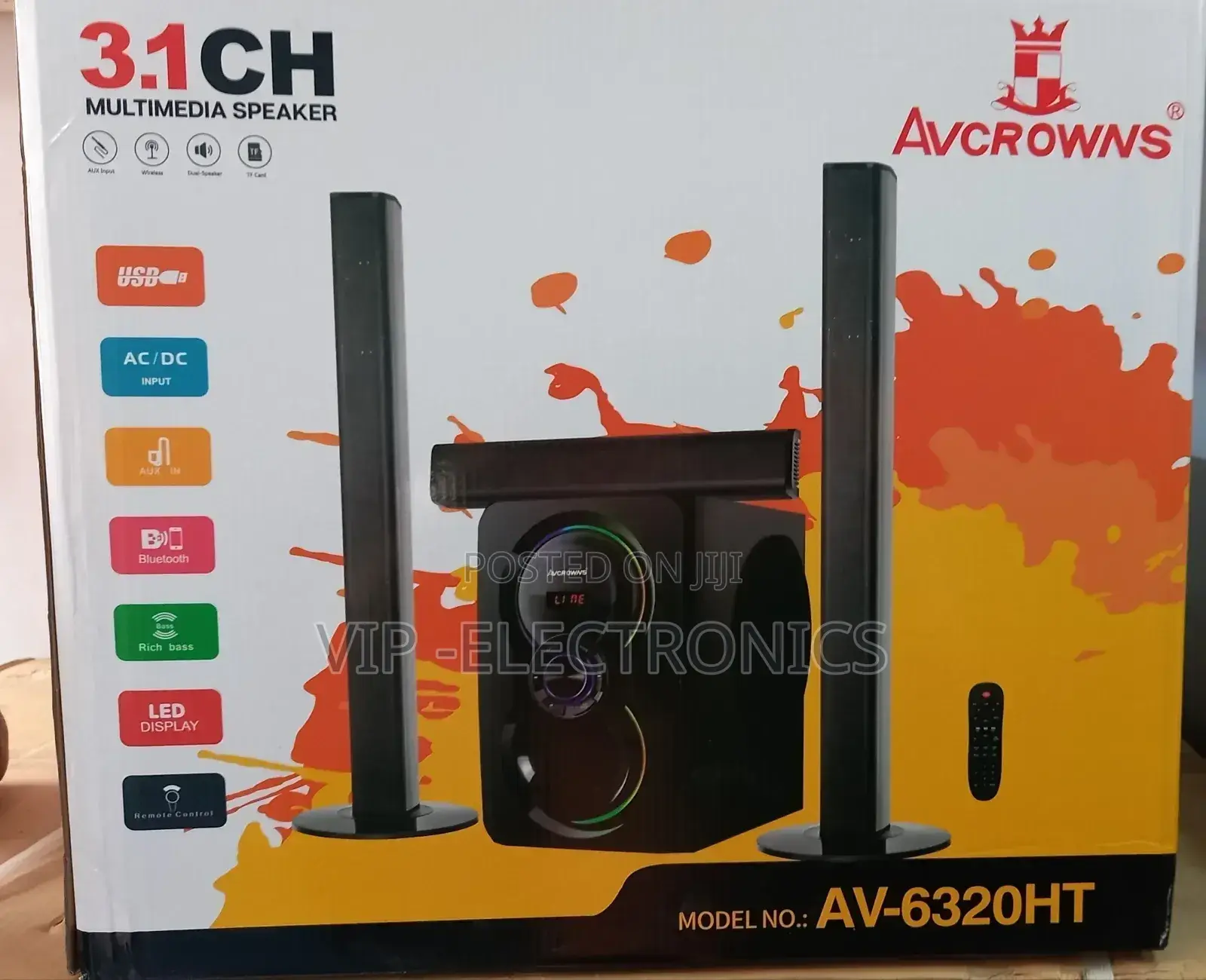Avcrowns 3.1ch Multimedia Speakers