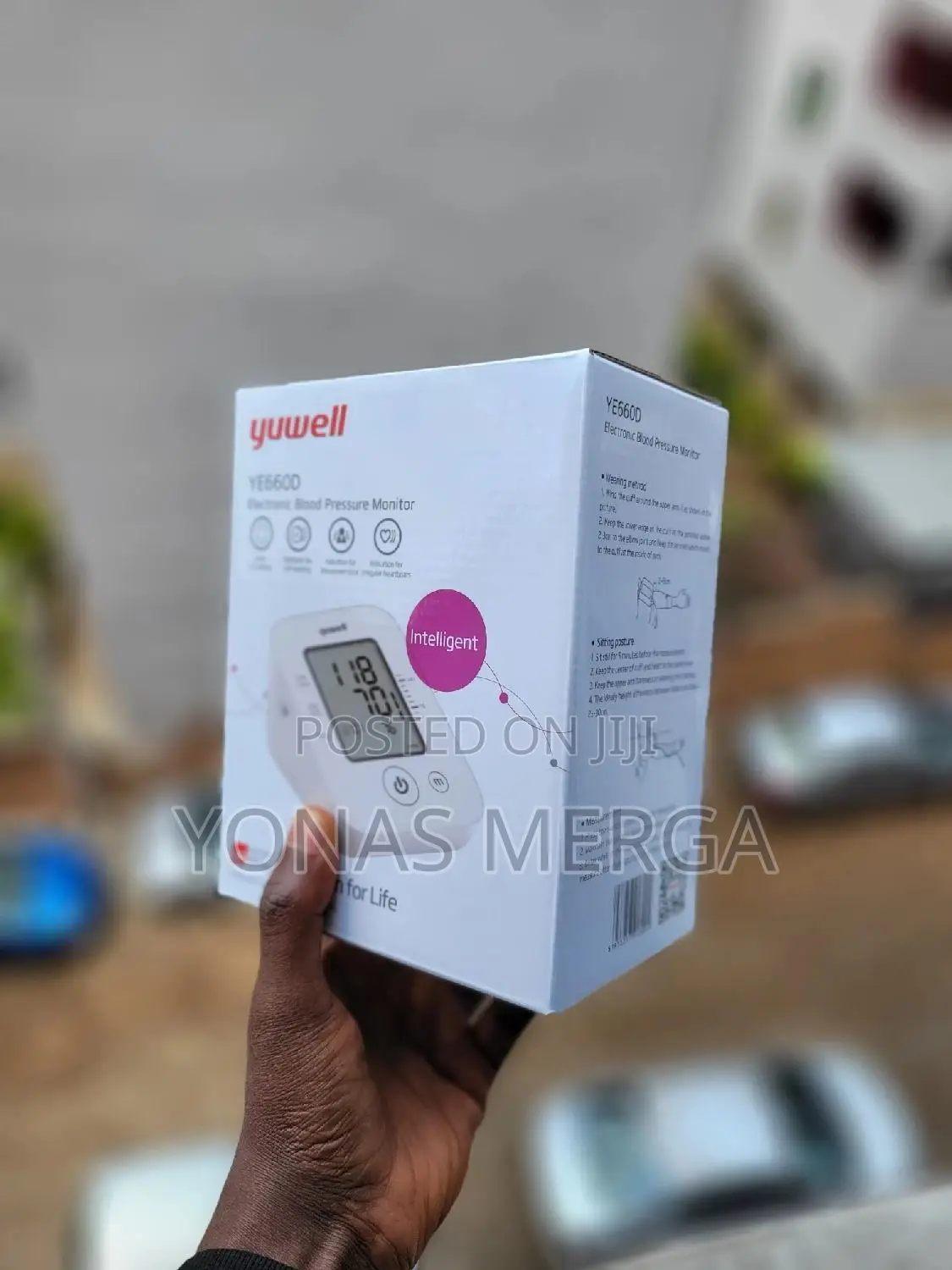 Blood Pressure Pulse Rate During Homeو翀features LCD Display