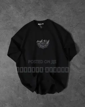 Stylish Black T-Shirt – New Comfortable | Unisex Fit