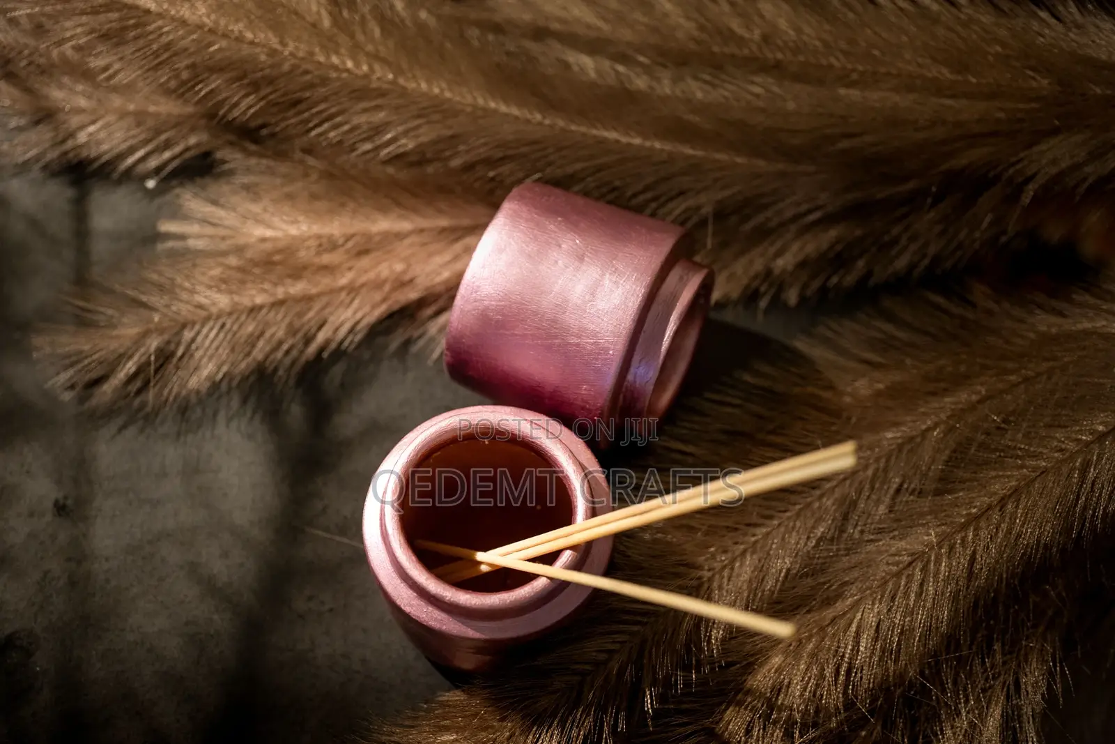 Vase Painted With Acrylic Paint