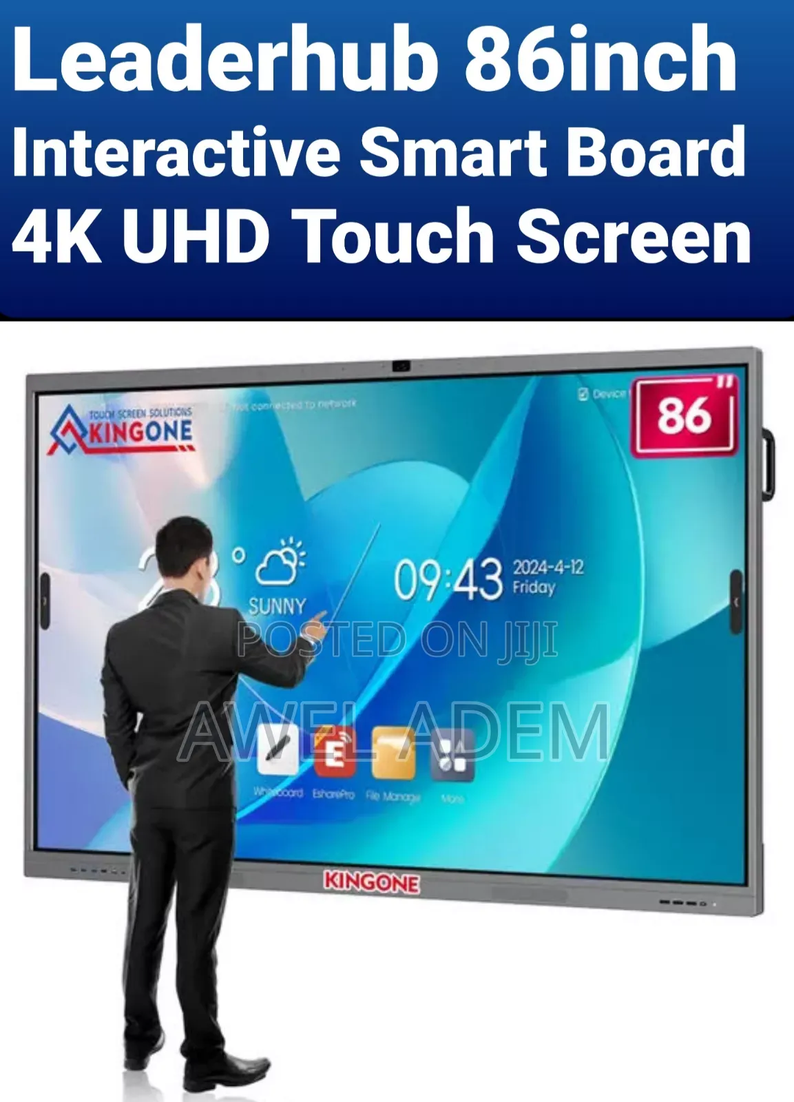 Leaderhub 86inch Interactive Smart Board Touch Screen