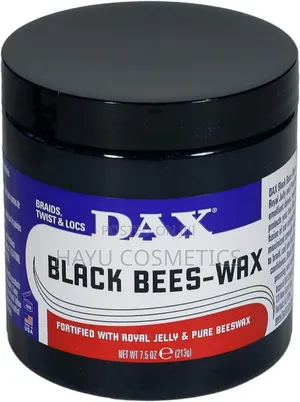 Photo - Dax Black Bees-Wax for Braids, Twist Dreadlocks