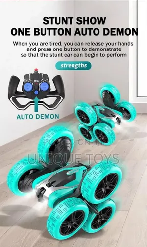 Rc Stunt Racing Triangle 6 Wheel Drive Car