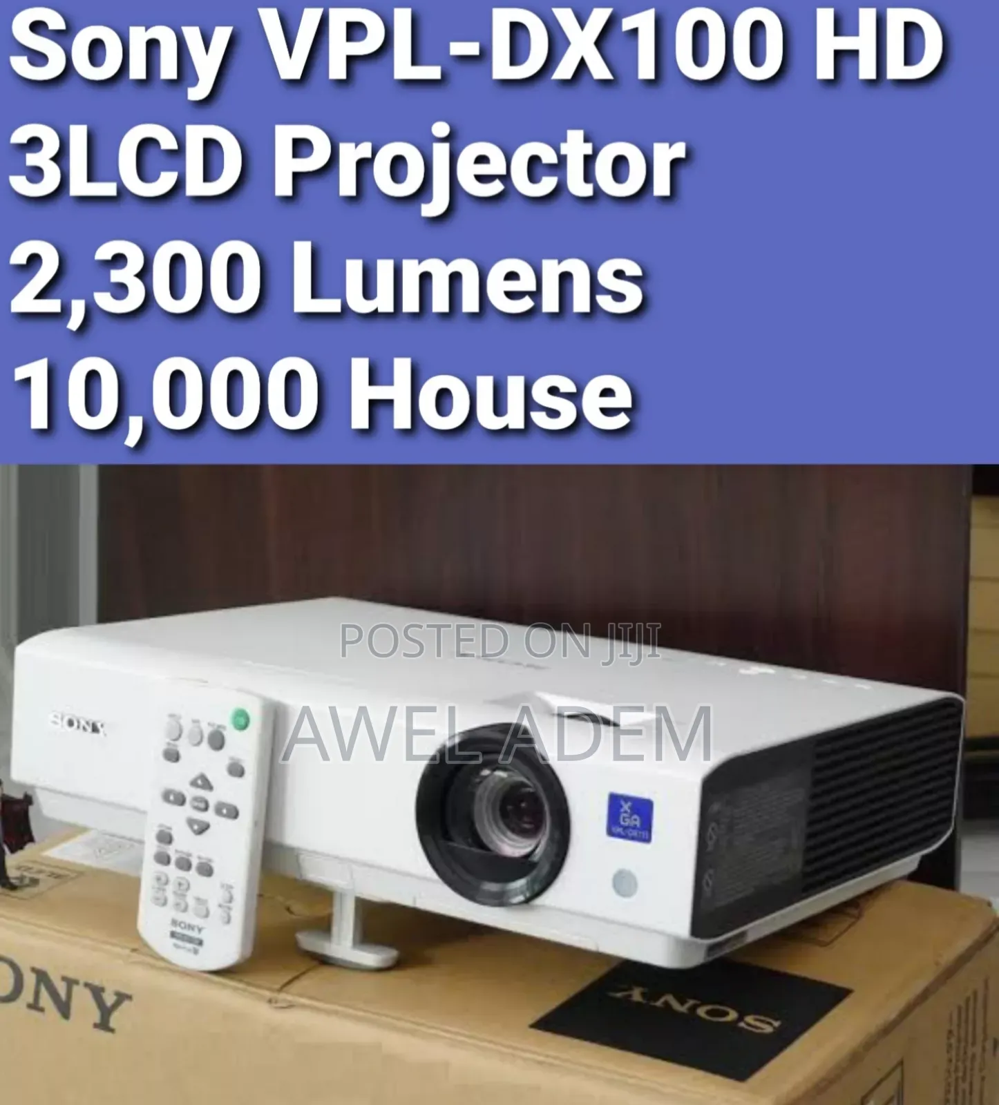 Sony VPL-Dx100 Hd 3lcd Projector
