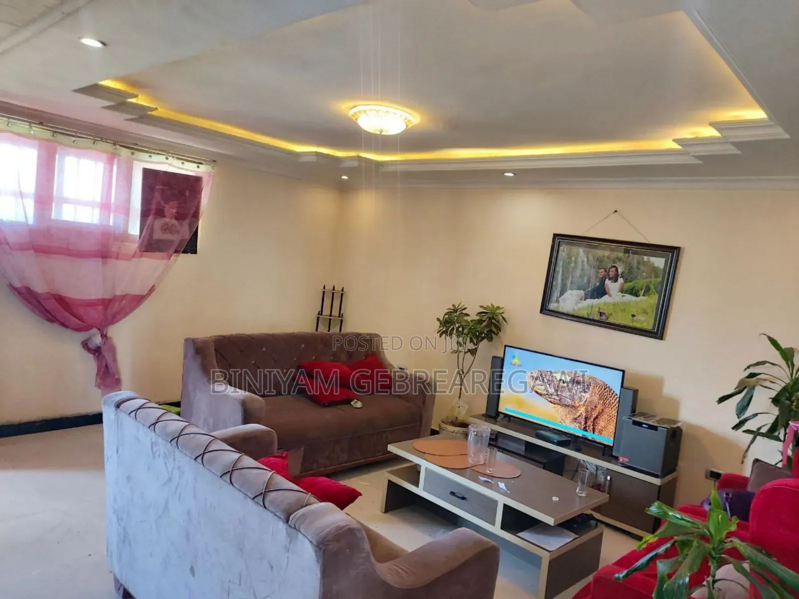 Furnished 5bdrm House in G+1, Yeka for rent