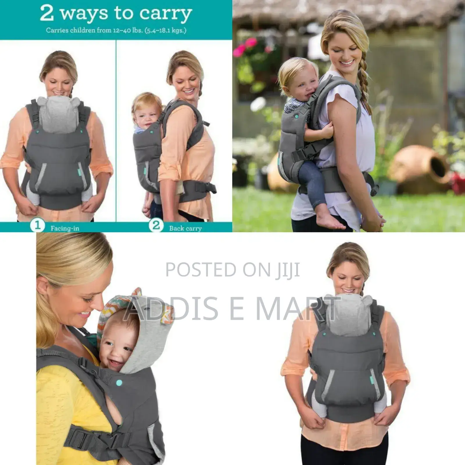 Infantino Cuddle Up Ergonomic Baby Carrier