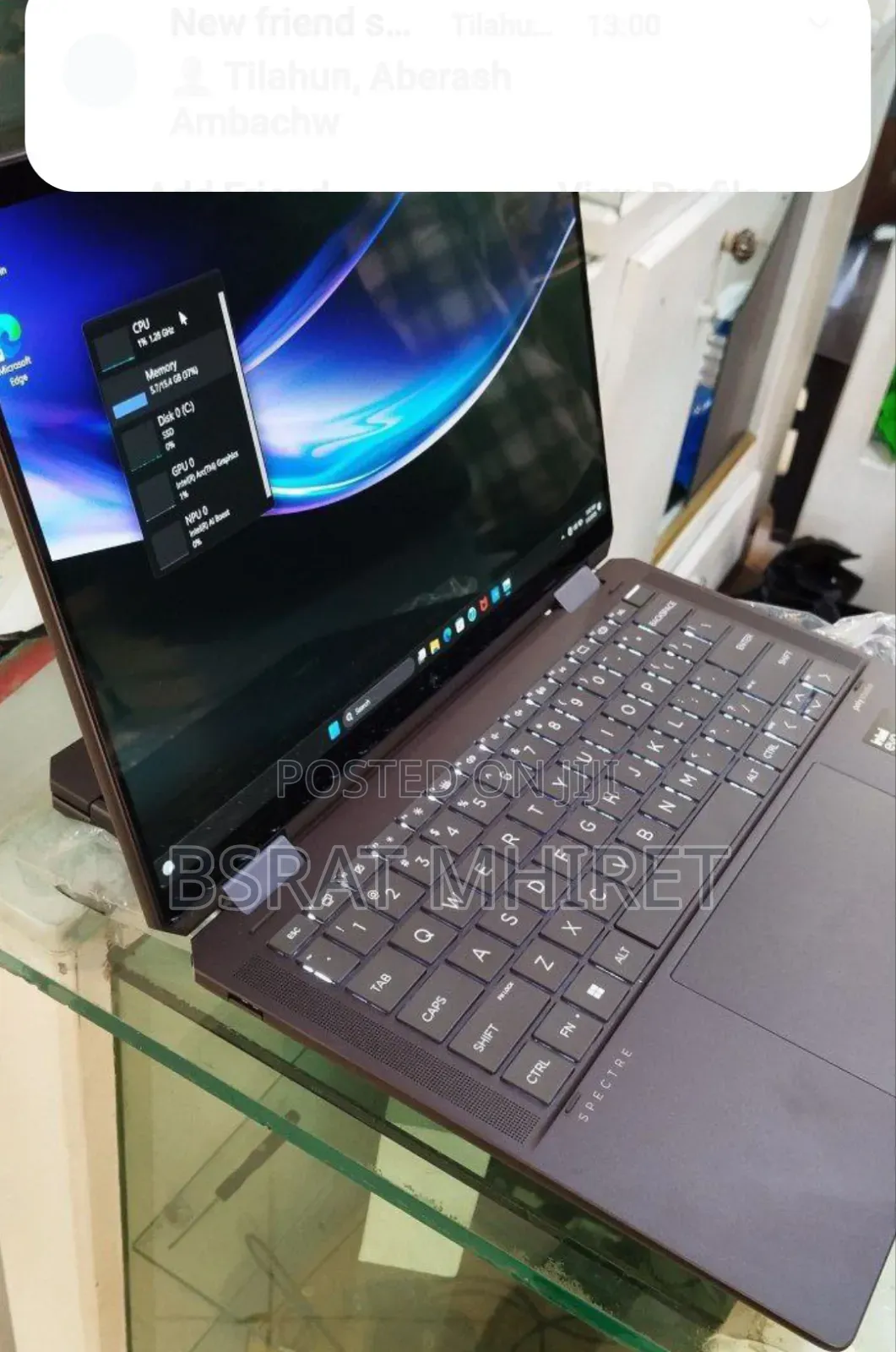 New Laptop HP Spectre X360 16GB Intel Core Ultra 7 SSD 1T